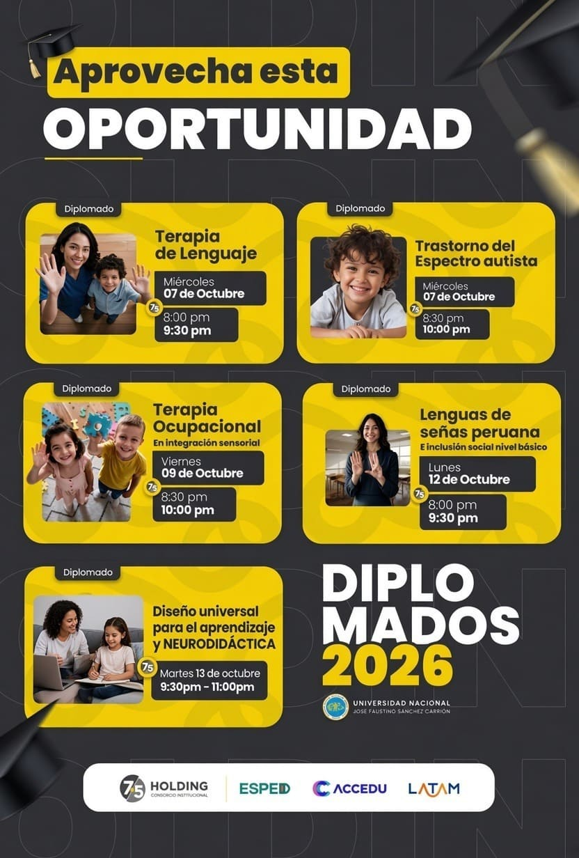 Promoción de cursos y diplomados LATAM Capacitaciones